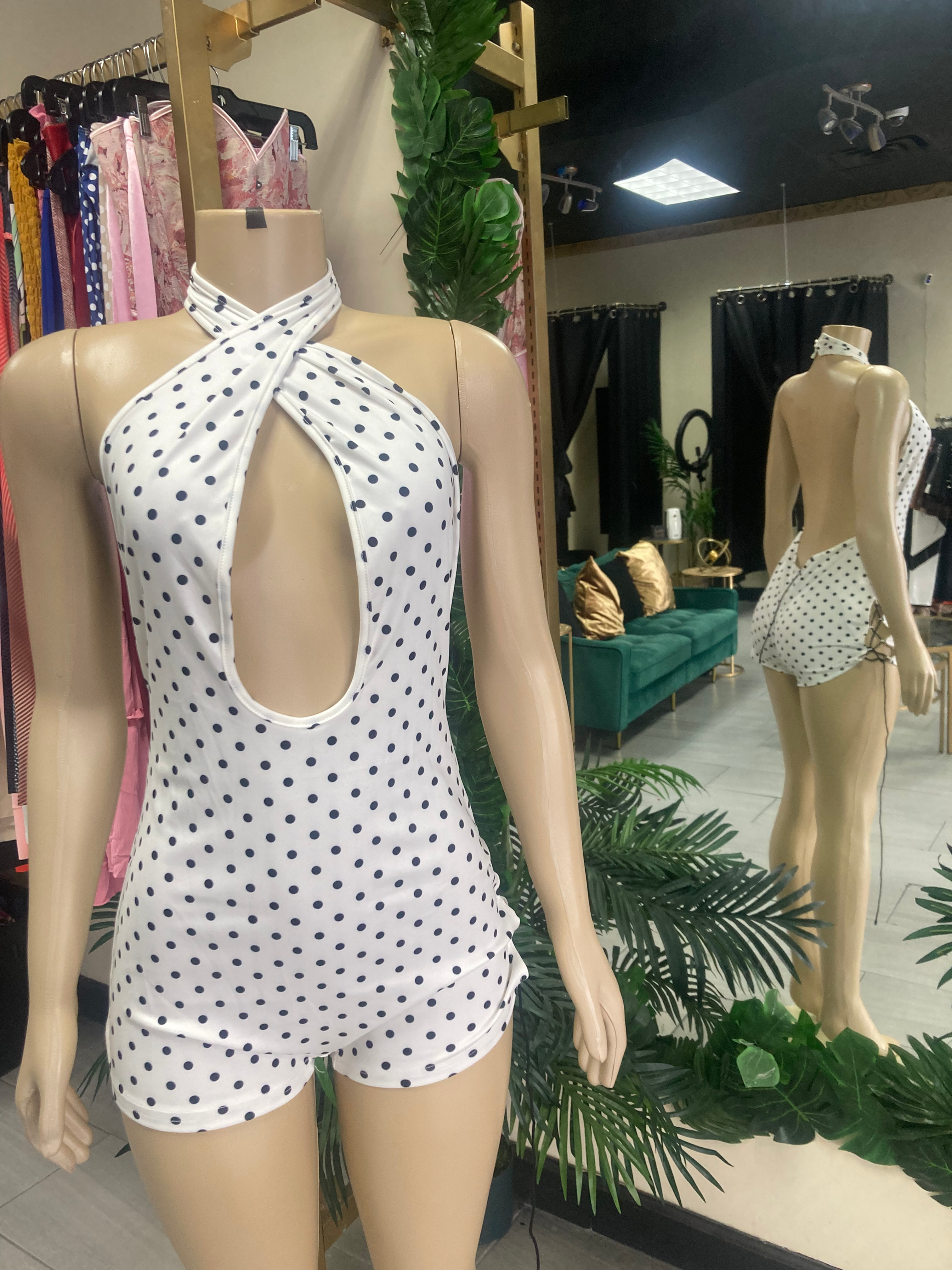 Odette Halter Playsuit 