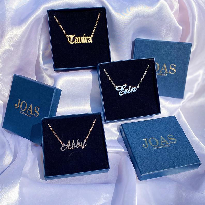Thumbnail: Personalised Name Plate Necklace