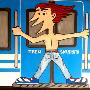 Ravik viaja en tren