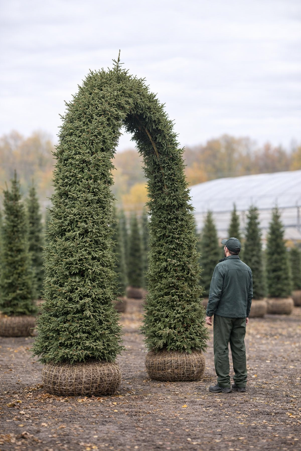 Ель сербская, форма арка (Picea omorika)