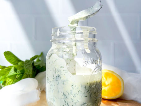 5-Minute Lemon and Herb Greek Yogurt Sauce (or Dip!)