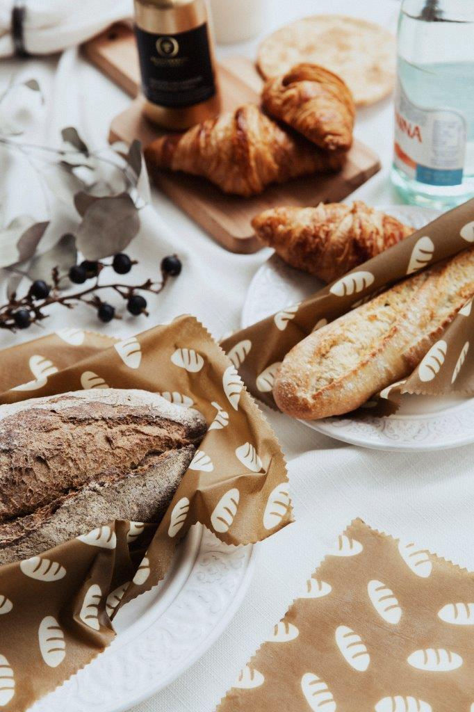 Miniaturbild: Bienenwachstücher 5er Set und Bienenwachsmischung Geschenkset