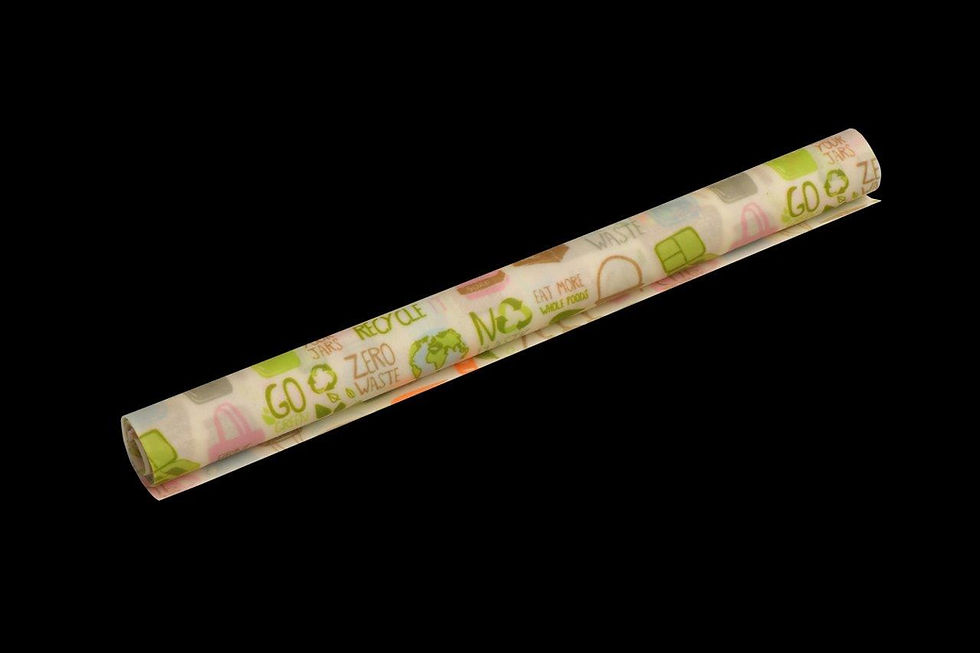 Thumbnail: Beeswax Wrap Roll Zero Waste 30.5 x 90 cm