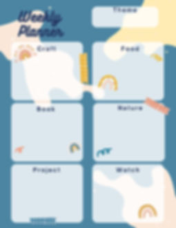 Weekly Theme Planner