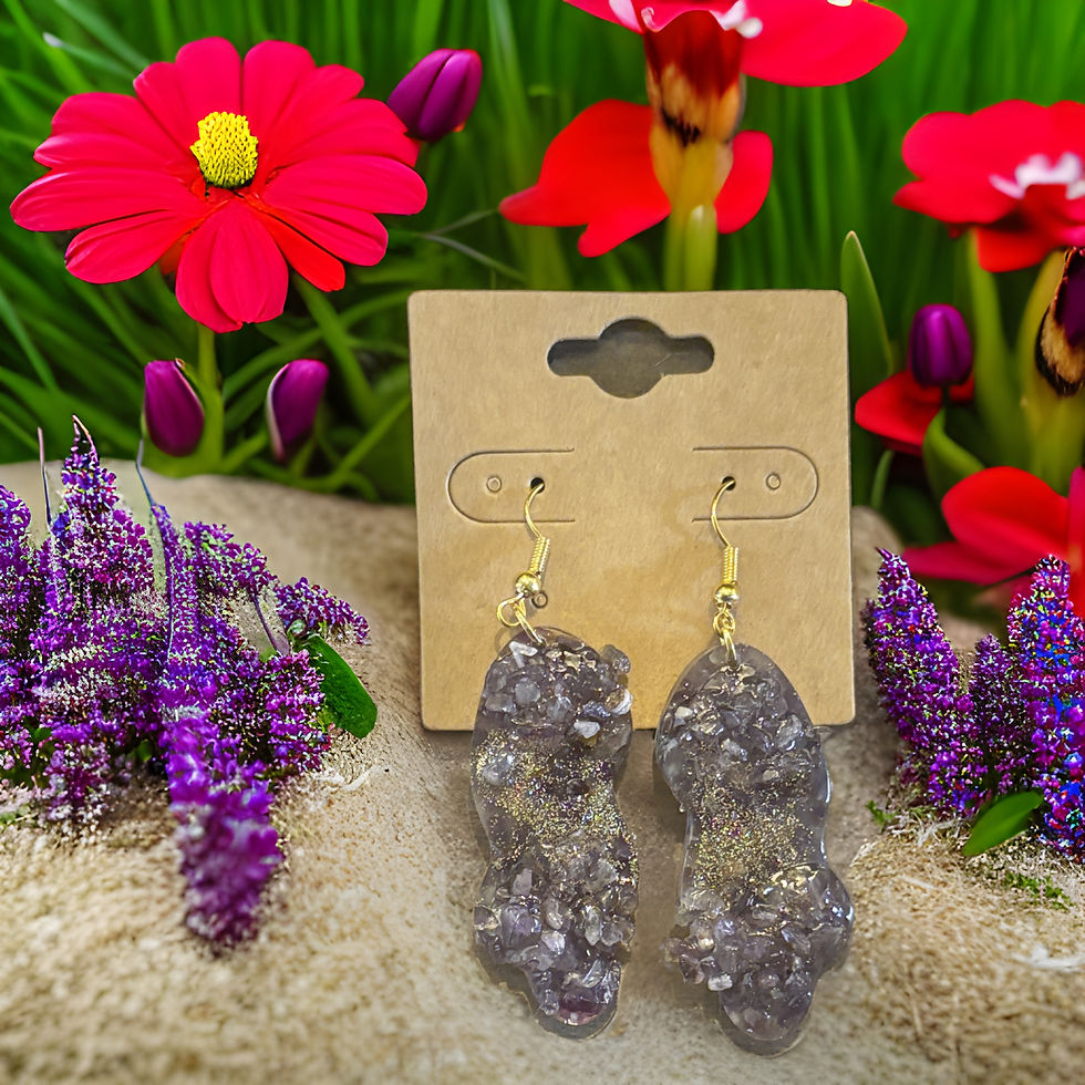 Thumbnail: Amethyst Cluster Earrings