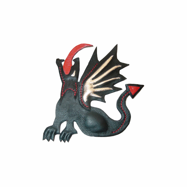 Taschenanhänger Drachen