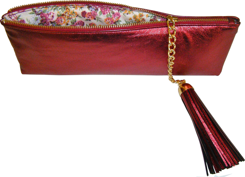Clutch Floral Red