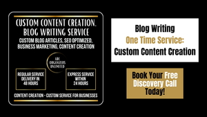 The Custom Blog Writing Service