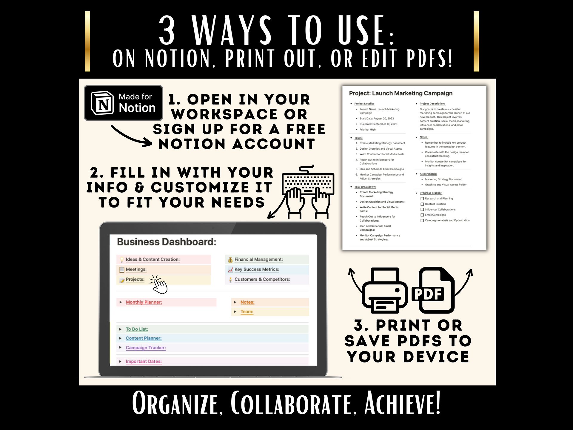 The Ultimate Planning Tool For Personal & Business Work-Life Balance