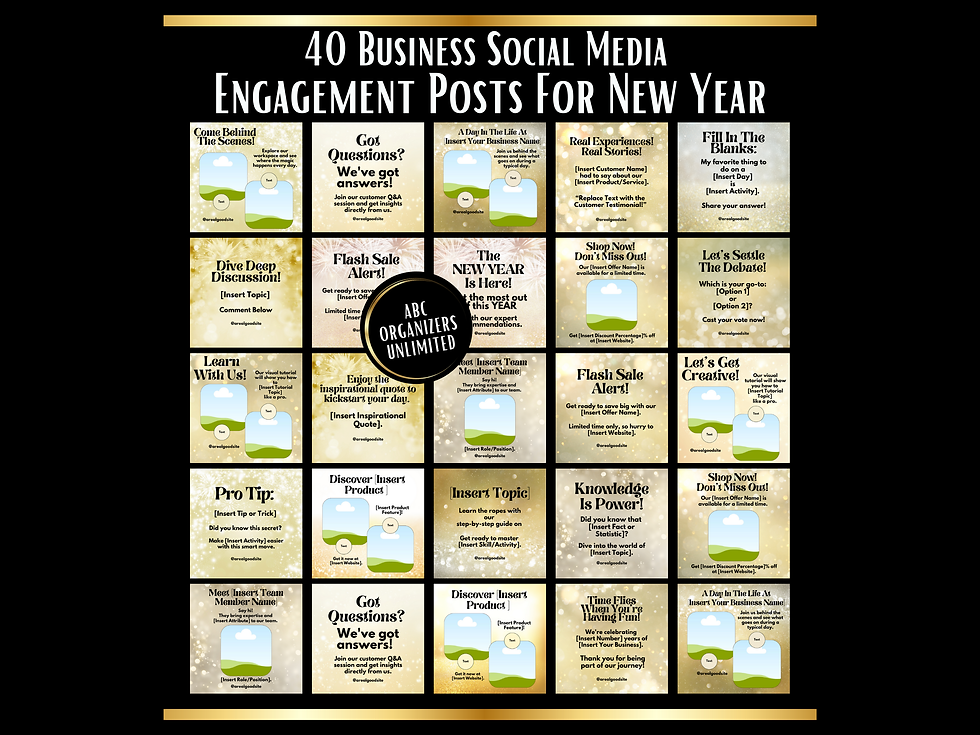 Thumbnail: New Years Business Marketing Templates | All in One