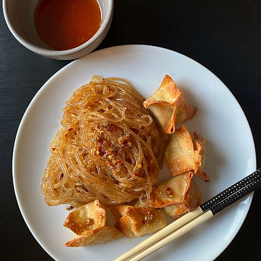 stir-fried glass noodles
