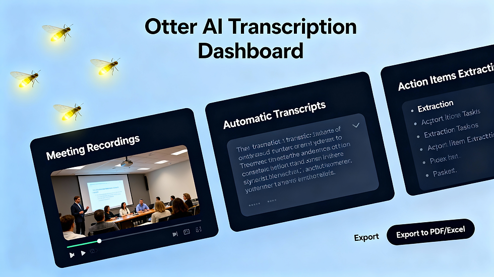 Fireflies.ai y Otter.ai: herramientas de transcripción automática para reuniones y generación de actas