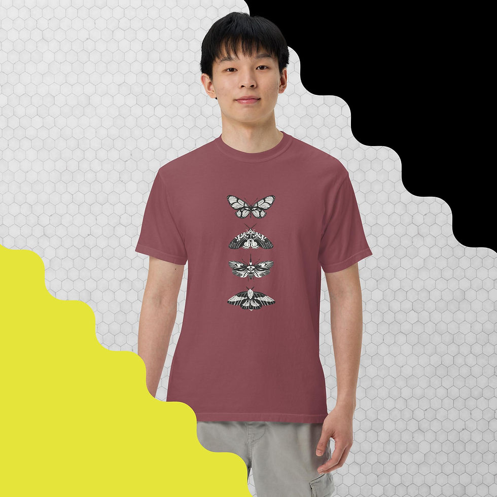 Thumbnail: Unisex Butterfly heavyweight t-shirt