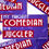 Thumbnail: My Favorite Comedian is a Juggler Large Rectangle Sticker