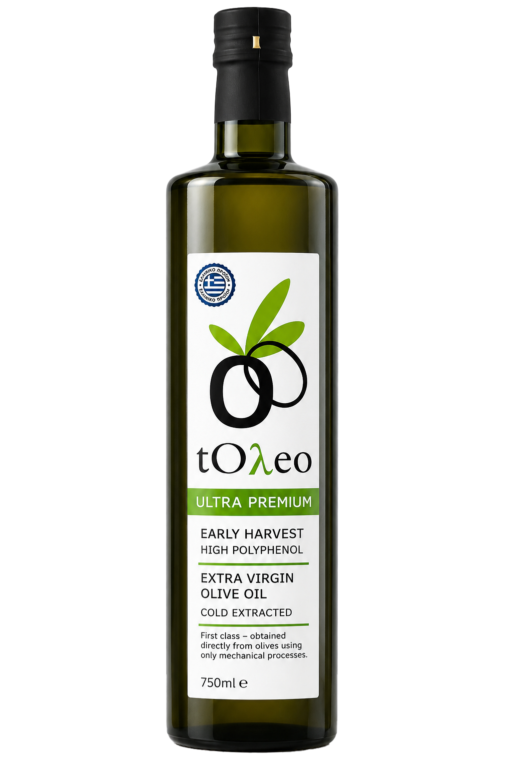 Ulei de măsline extravirgin Toleo, sticlă de 750 ml