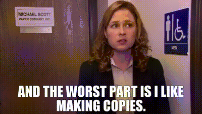 pam likes copies.gif
