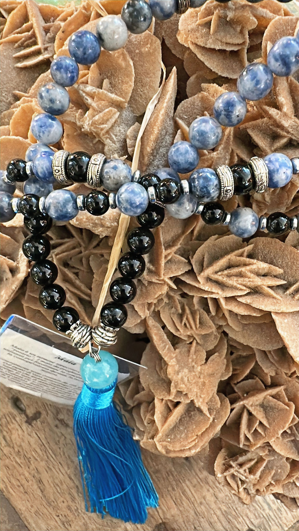 Miniatura: Perle Mala Sodalite e Onicenera