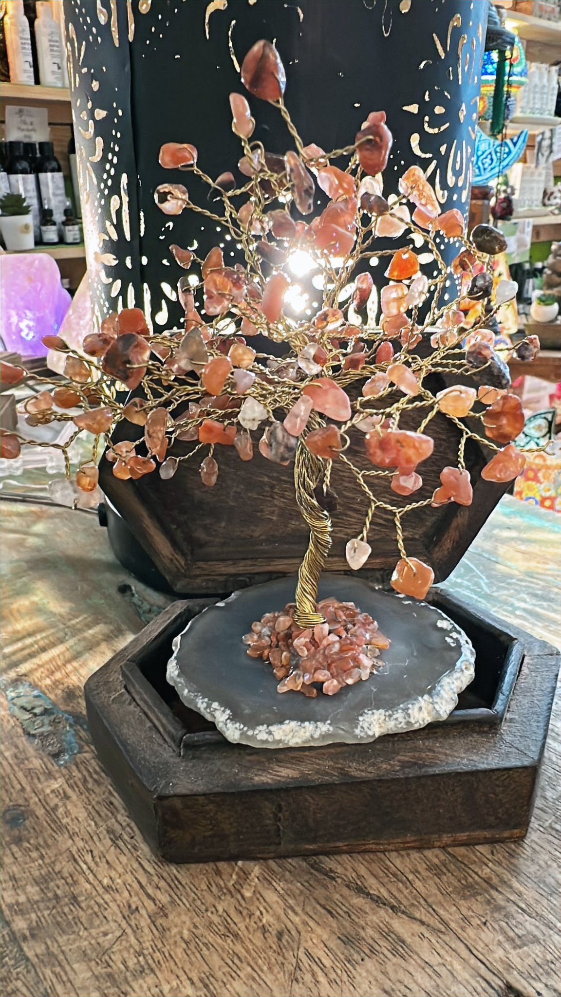 Albero della vita Diaspro Rosso