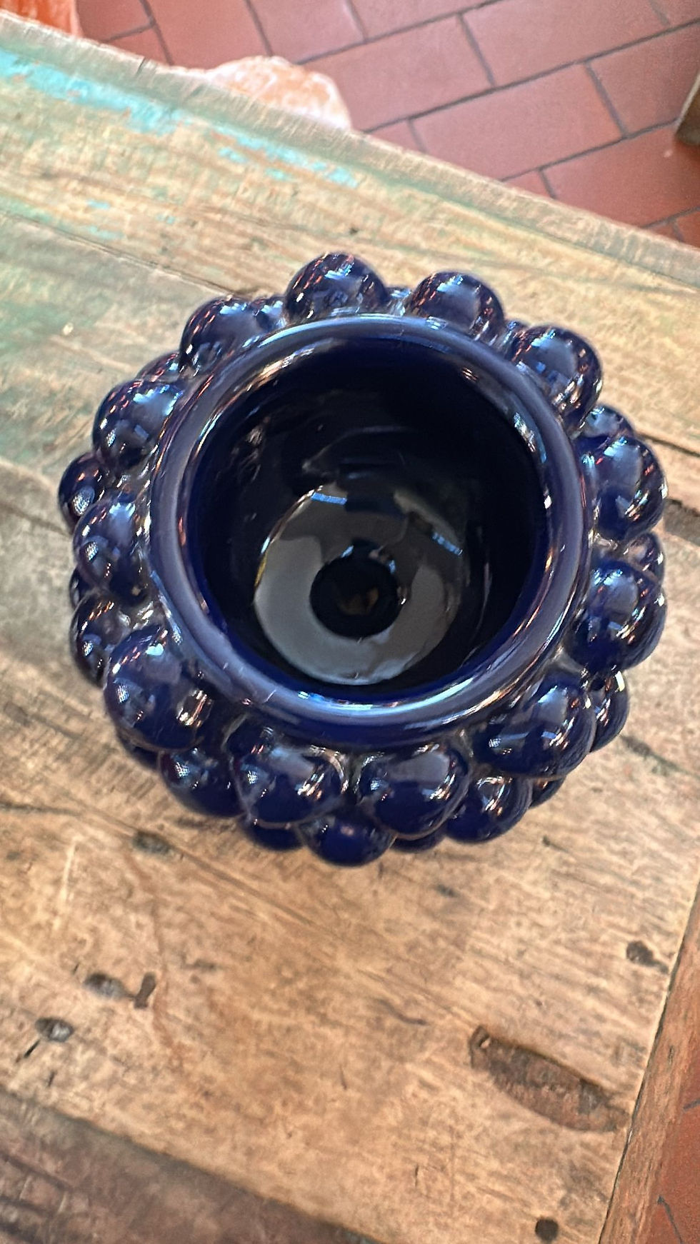 Miniatura: Mezza pigna in ceramica Uva