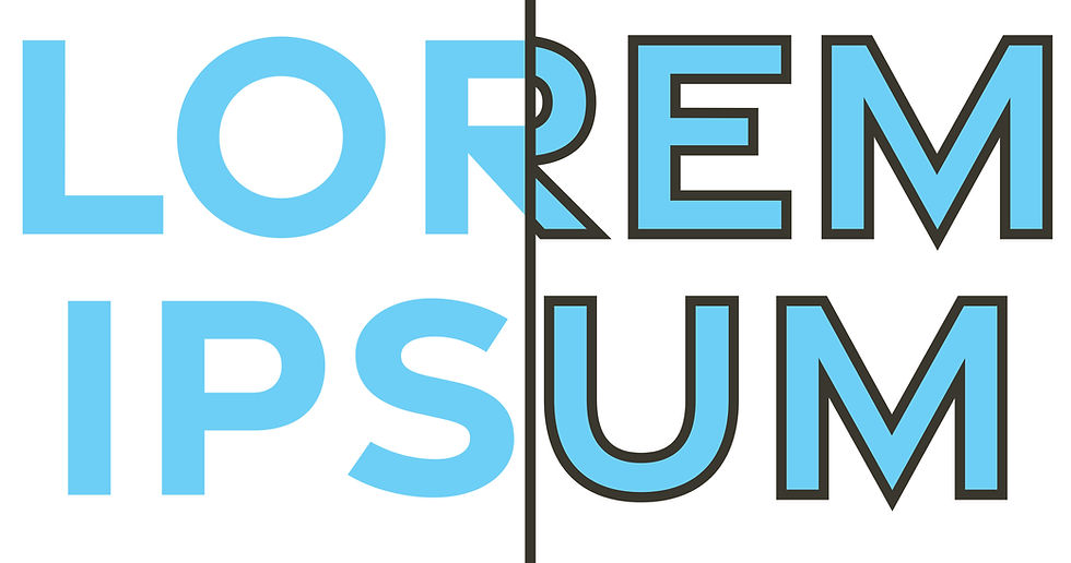 before and after adding sharp stroke to text