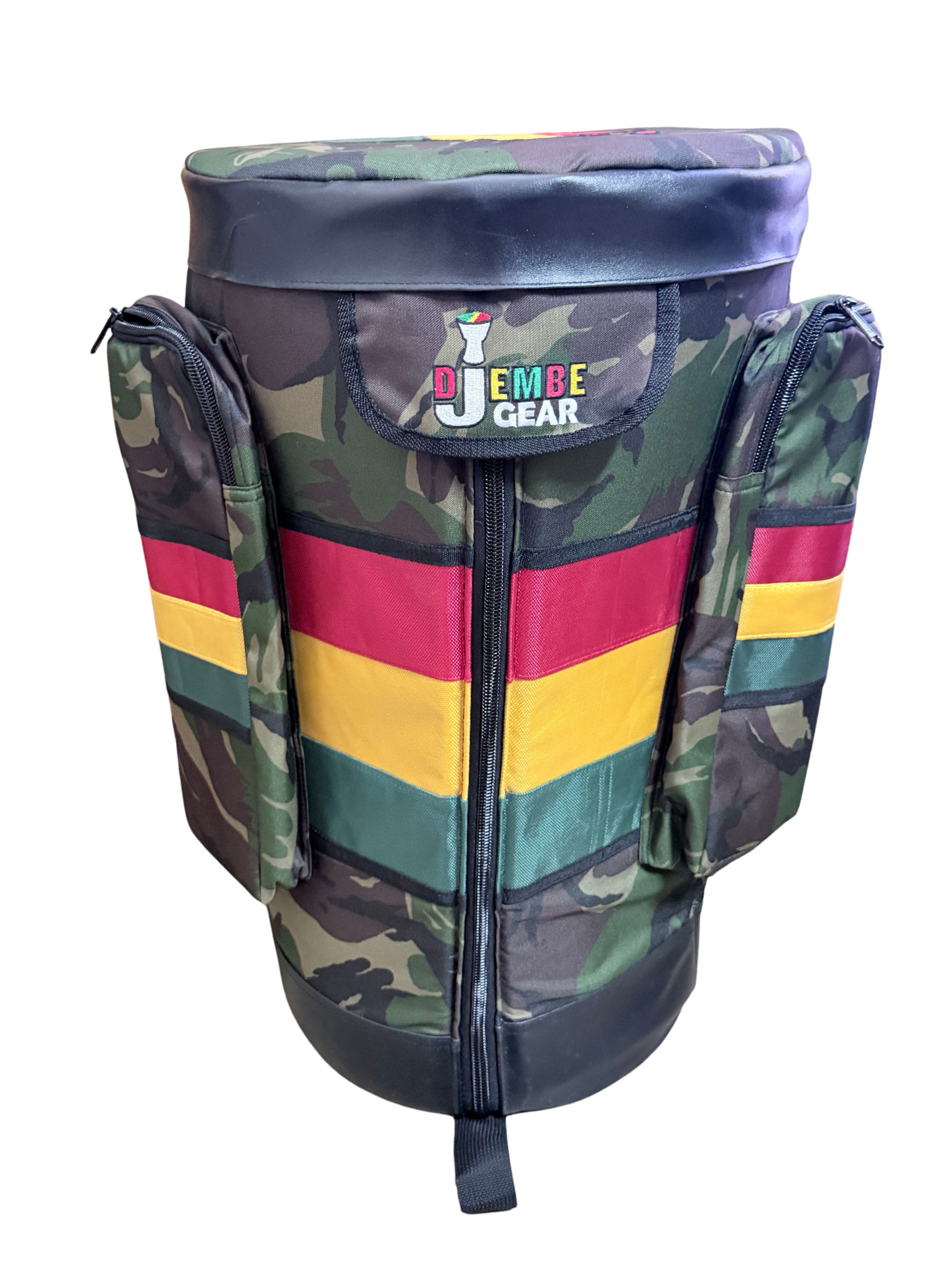 Army Fatigue Red/Yellow/Green Stripe Premium Bag