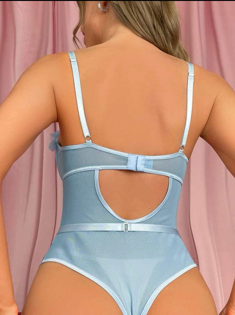 Miniatura: Body celeste con corazones y tirantes 