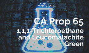 美國加州65化學物質清單新增2項致癌物質