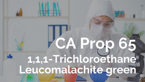 加州65物質更新