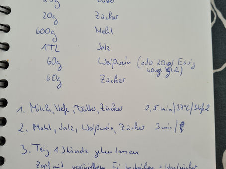 Hefezopf mit Rosinen