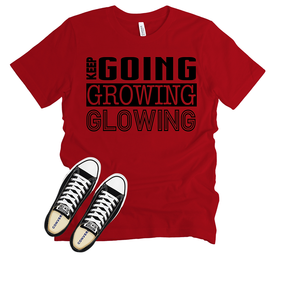 Thumbnail: Keep Going, Glowing, Growing Shirt Bundle