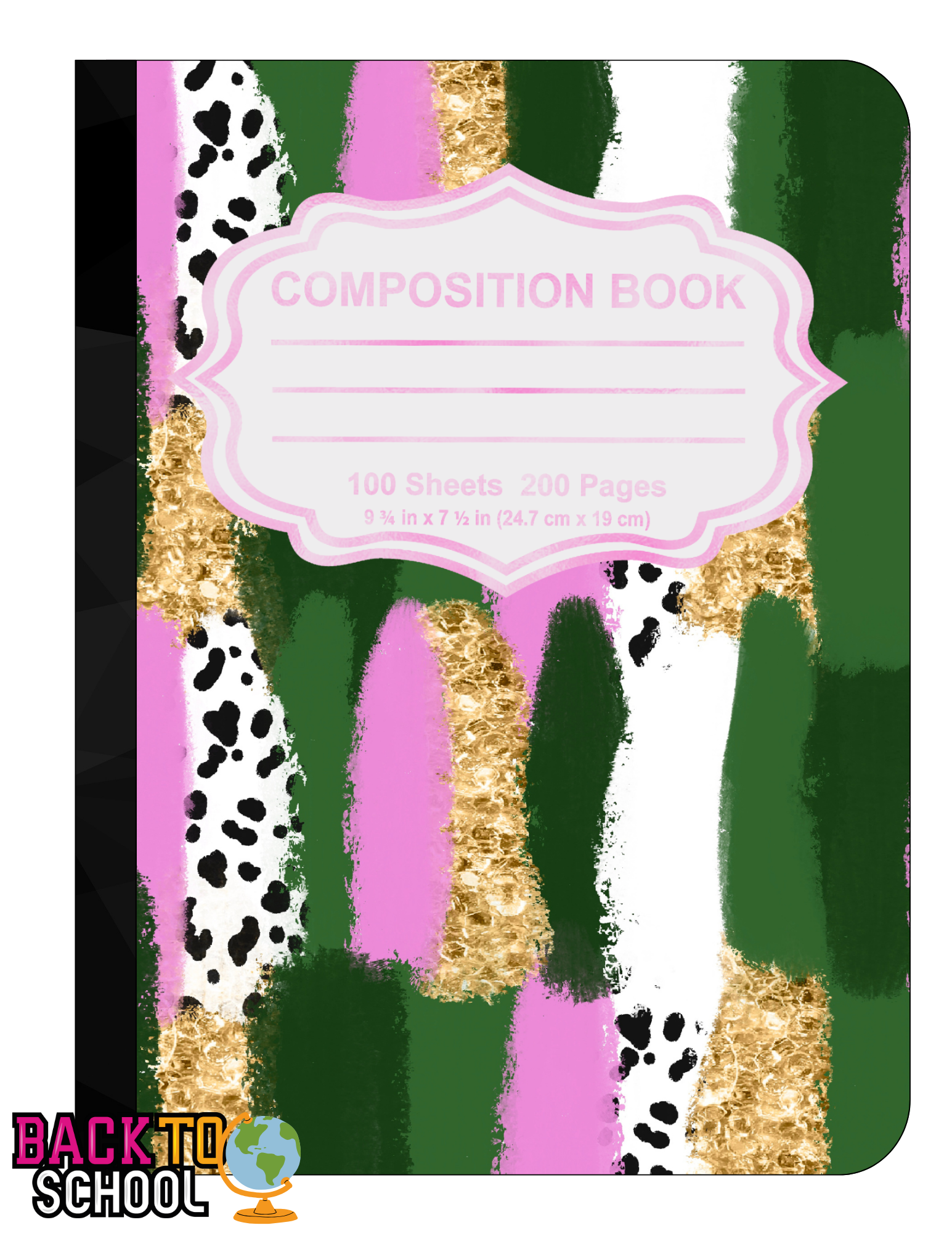 Abstract Composition Notebook Cover