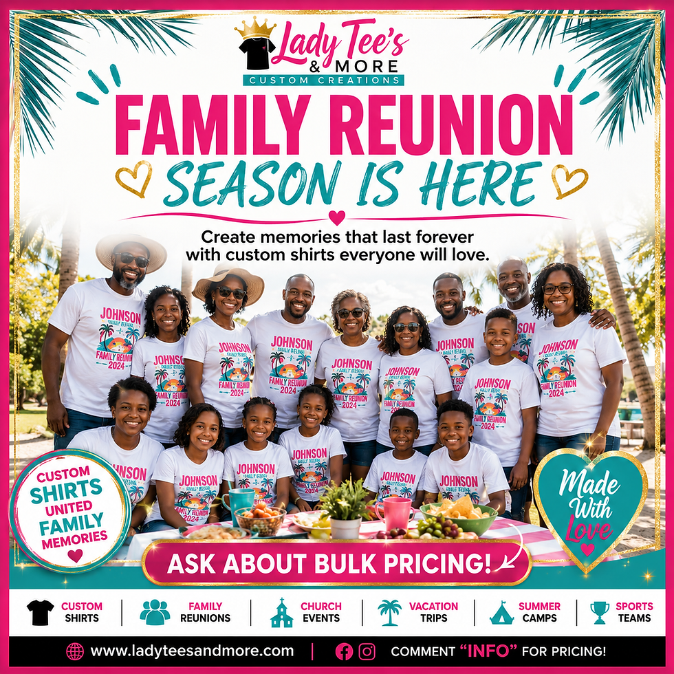 Thumbnail: GROUP ORDERS(VACATION, SPORTS,FAMILY REUNIONS AND MORE)