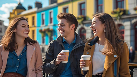 jeunes étudiants en irlande