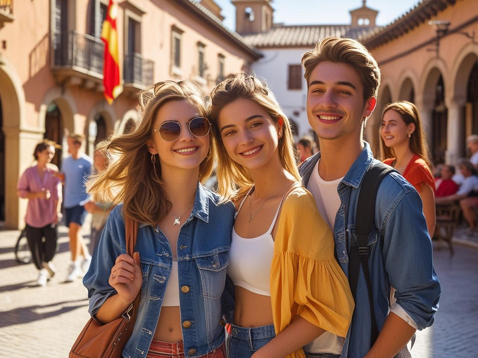 Étudiants internationaux en Espagne profitant d’études abordables, d’une ambiance méditerranéenne et d’une riche vie culturelle à Madrid et Barcelone
