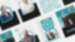 Visual Identity Guidelines of DENTALSOL, collage with different smiling dentists and logos