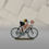 Miniatura: Ciclista Miniatura Sprinter Fonderie Roger