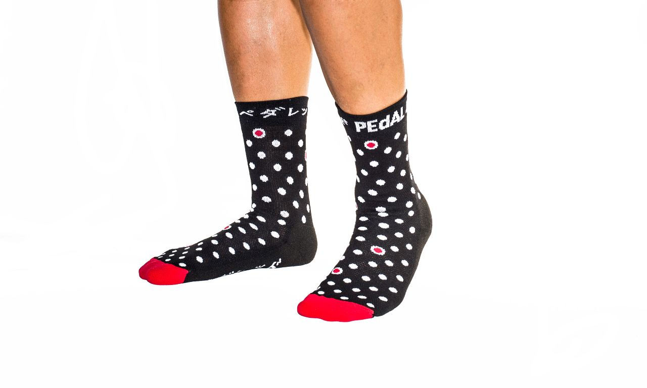 Pedaled Dario Socks Dots Black