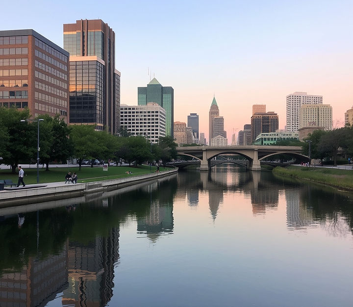 Generate an image of downotwn austin, te