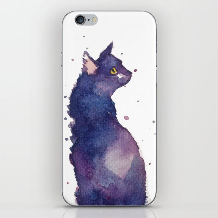 black-cat-watercolor-hand-painting-phone-skins