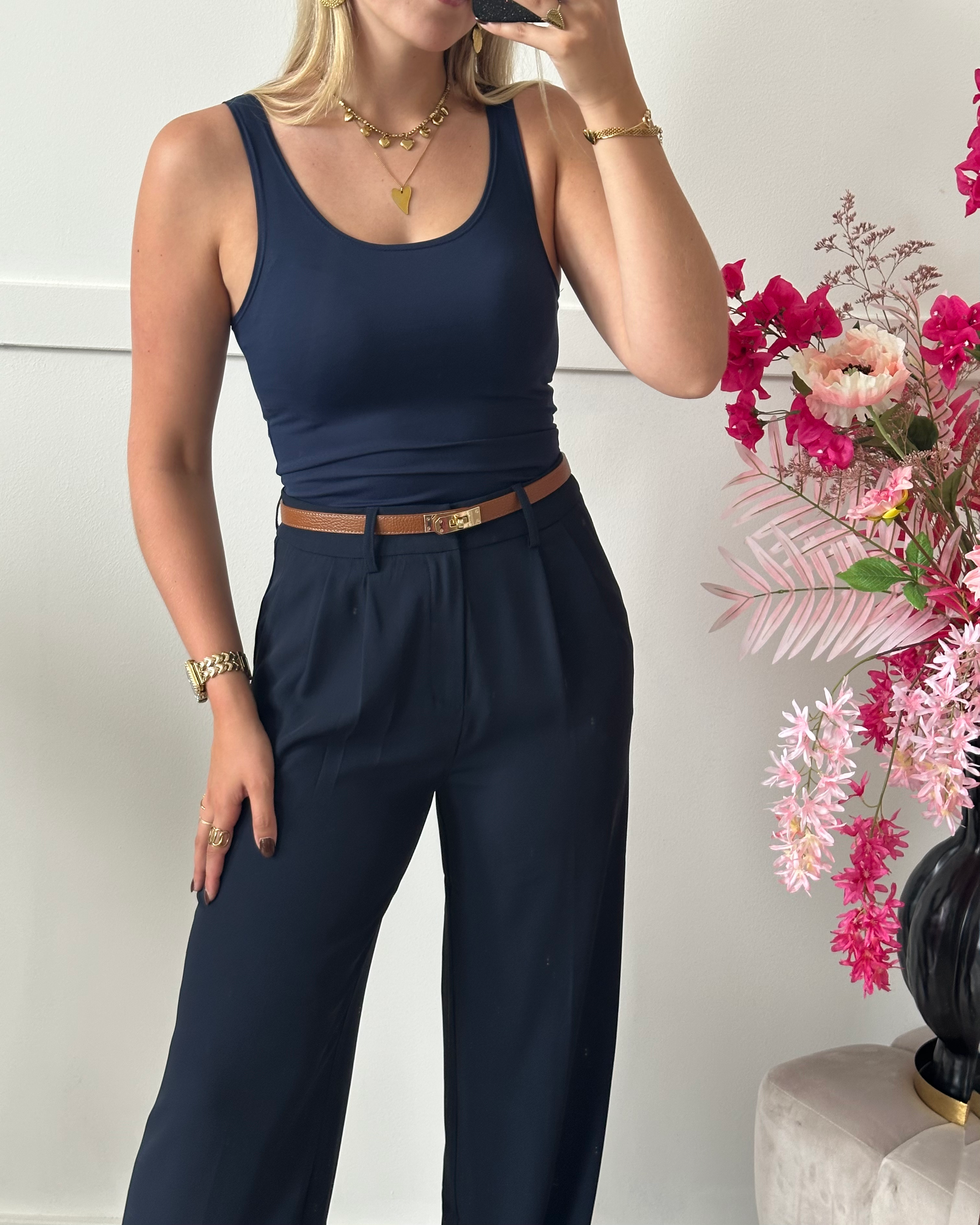 Basic cotton body navy