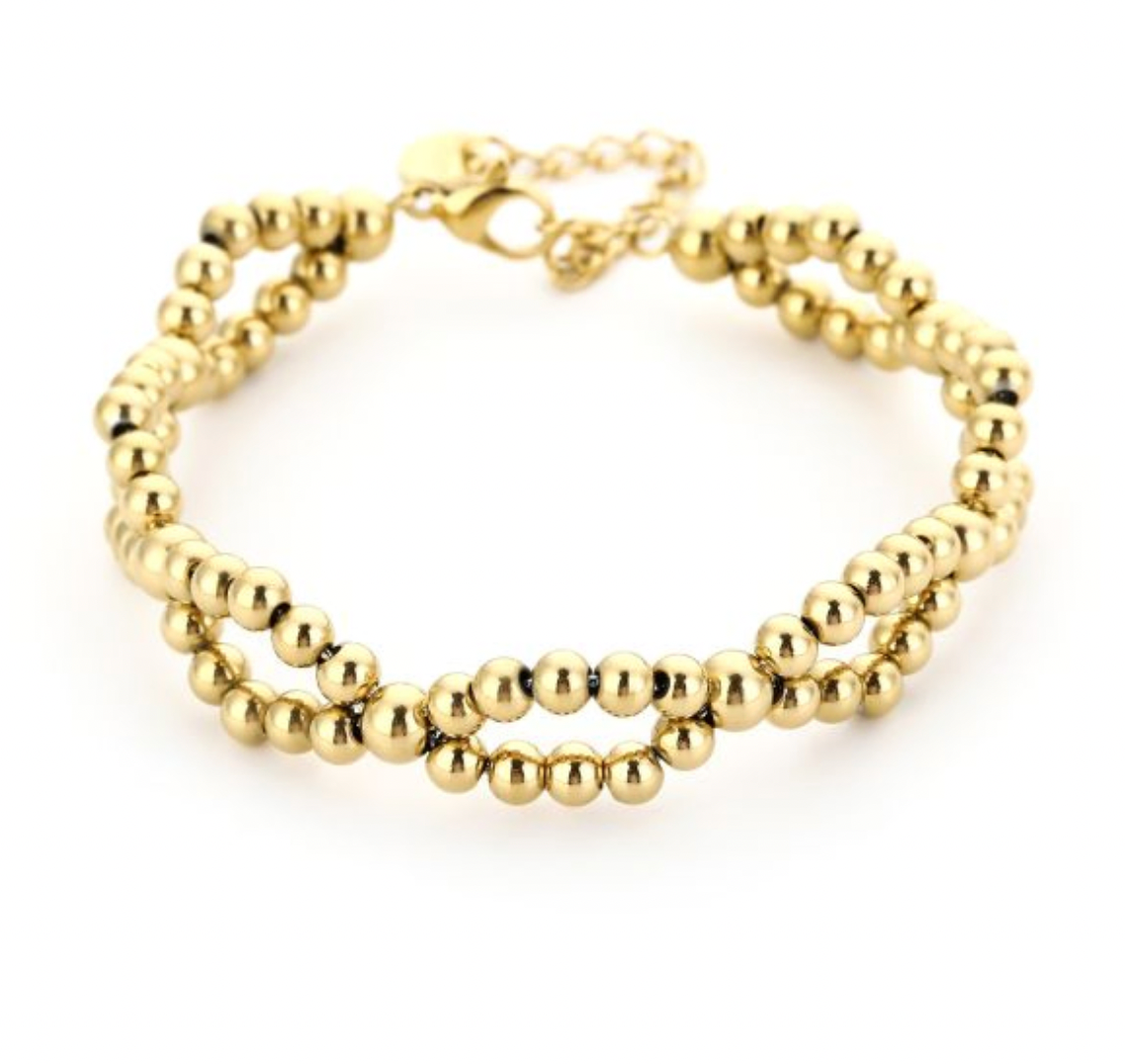 Beads bangle gold