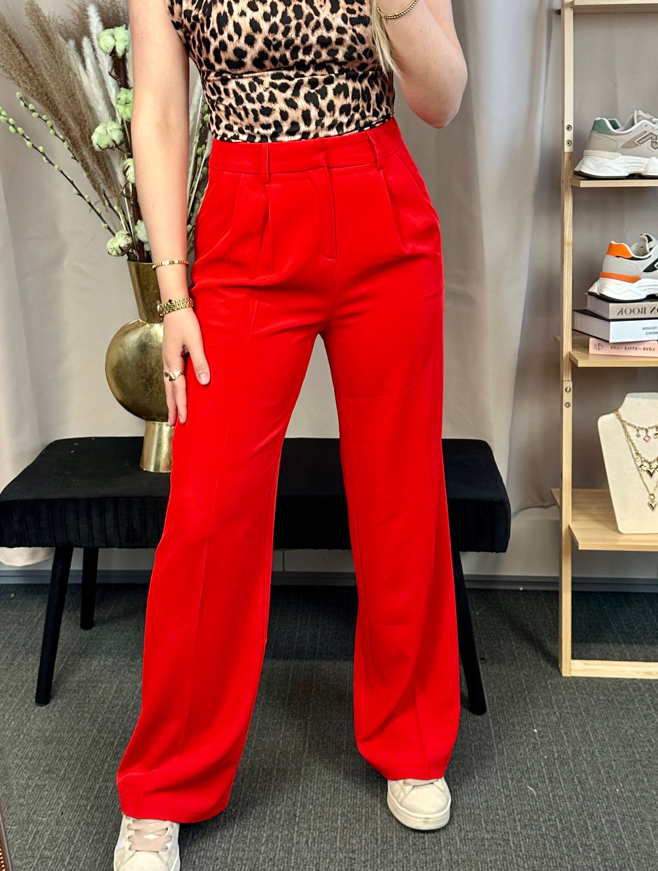 Perfect pantalon red