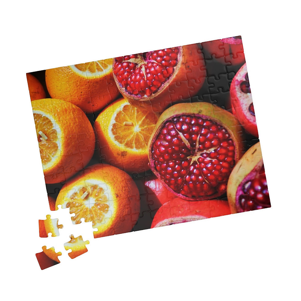 Thumbnail: Orange Pomegranate Puzzle (110, 252, 500, 1014-piece)