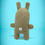 Thumbnail: Back view of bunny rabbit toy. Why not adopt a cute little friend? Handmade with love.