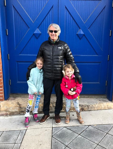 Grandpa Jim, Page and Sienna in Park City, UT