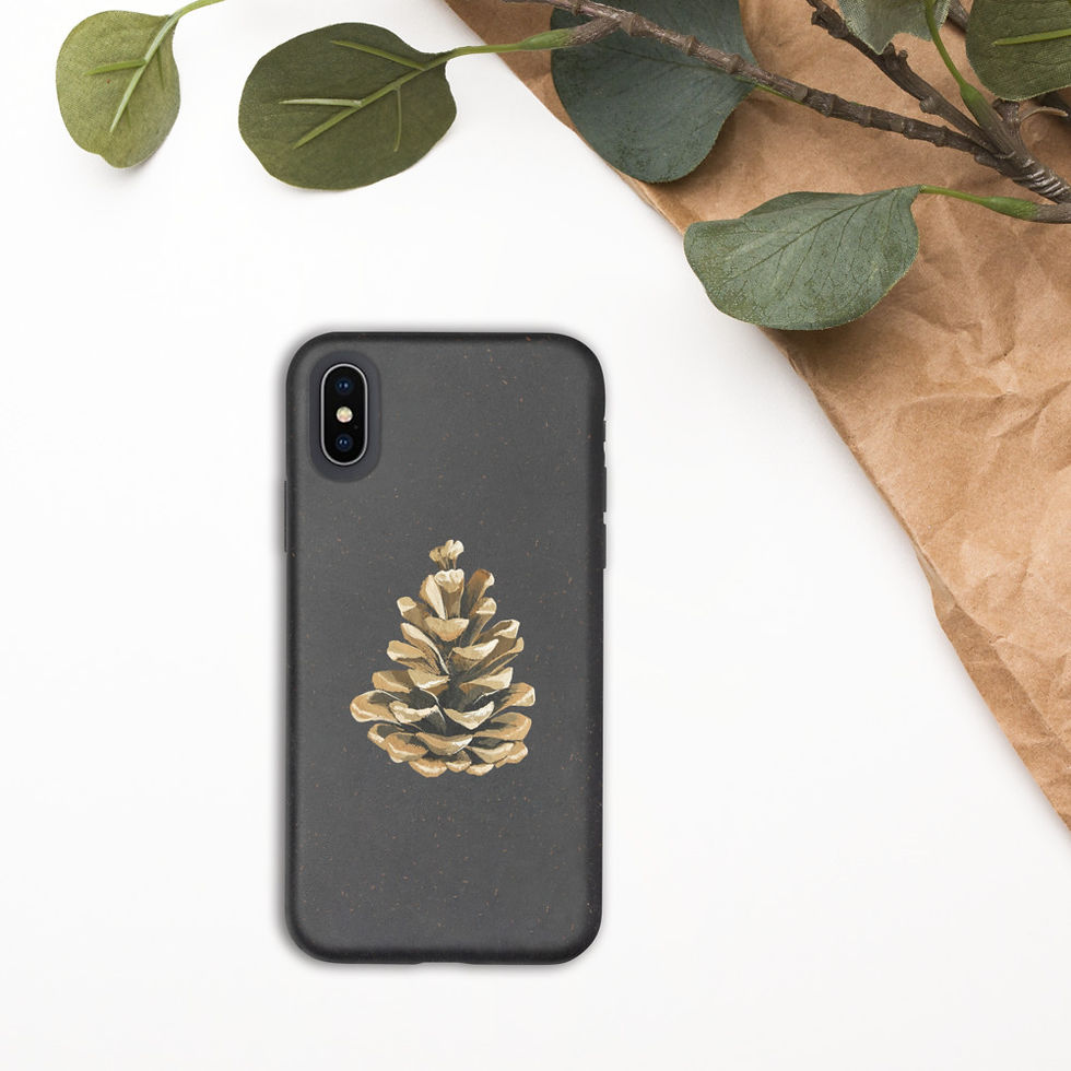 Thumbnail: Biodegradable iPhone case - Pinecone
