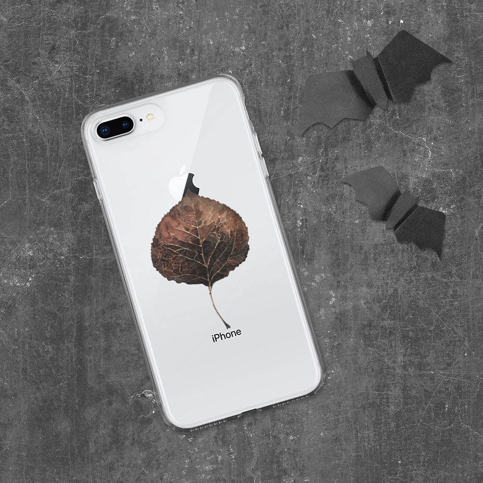 Thumbnail: iPhone Case - Winter Aspen Leaf