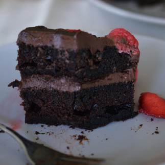 pastel de chocolate