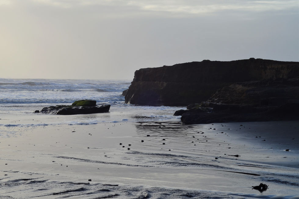 The Pacific coast of La Araucanía, Chile, where land and sea meet, shaping the resilience and fragility of Lafkenche Mapuche communities.