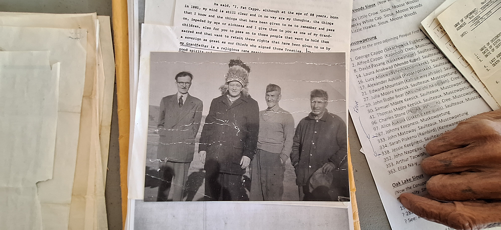 Elder Tommy Cappo's documents - photo of collection process.png